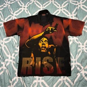 Bob Marley Button up shirt XL